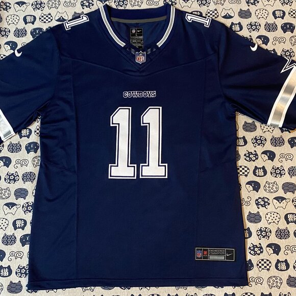 Nike Micah Parsons Dallas Cowboys Number 11 Navy Blue Jersey - Picture 1 of 6
